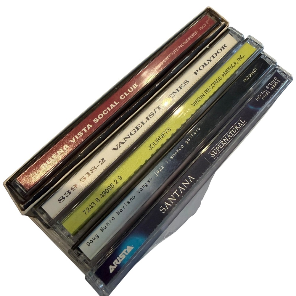World Latin Instrumental 9 CD Lot Santana Buena Vista Social‎ Club Vangelis